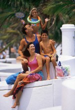 The wave wall at Fort Lauderdale Beach